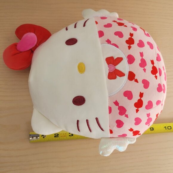 Squishmallows Hello Kitty Angel Valentine's 2025 Pink Red Hearts Plush Toy 8 in - Picture 11 of 15